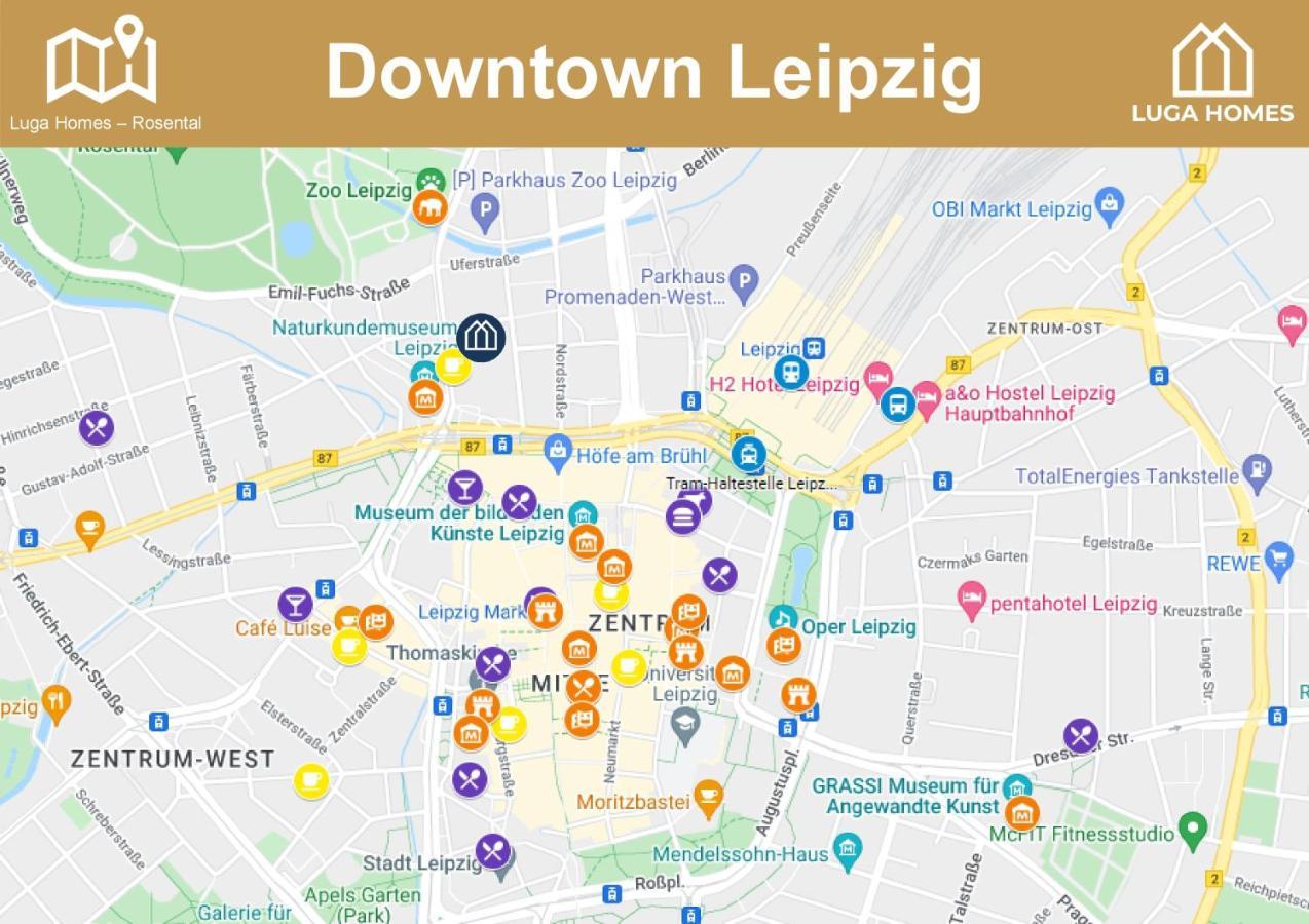 Luga Homes - Rosental Leipzig Exteriör bild